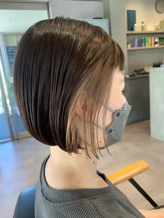 ショート カラー 【髪質改善🌿】木本 志歩のヘアスタイル