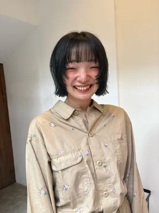 ミディアム 名古屋美容院 cahoのヘアスタイル