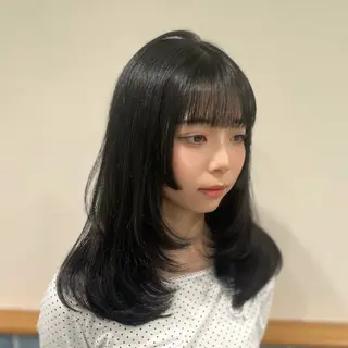 セミロング カラーモデル募集中 ‎🤍AMANE🤍のヘアスタイル
