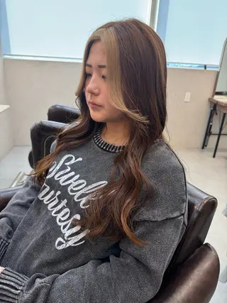 ロング カラー AKI 🐉のヘアスタイル