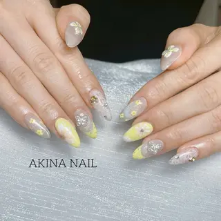 セミロング Akina Nail 亀戸のネイルデザイン