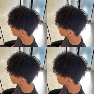 ショート パーマ メンズ 【メンズ特化】 AITOKYO 七虹のヘアスタイル