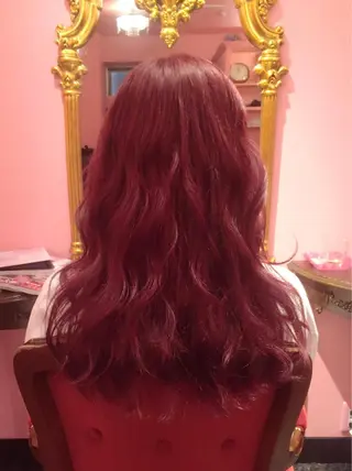 ミディアム カラー 櫻井 愛弓のヘアスタイル