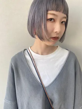 ショート カラー -福岡博多筑紫口- 大津成美のヘアスタイル