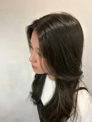 カラー 元永 沙知のヘアスタイル