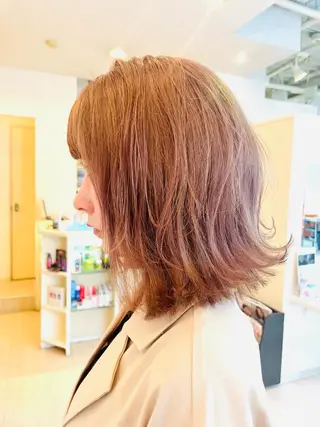 ミディアム PazRood 山下のヘアスタイル