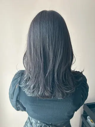 ロング カラー hubhair レイヤー/透明感のヘアスタイル