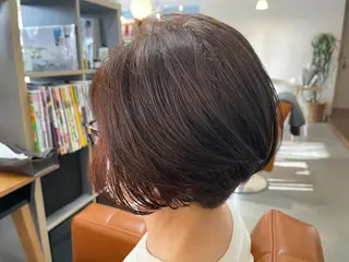ショート 【天然ヘナ専門】市川 真一のヘアスタイル