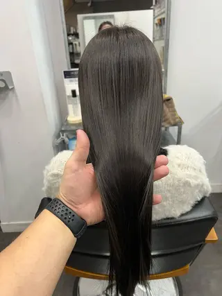 セミロング カラー 大塚 貴之のヘアスタイル