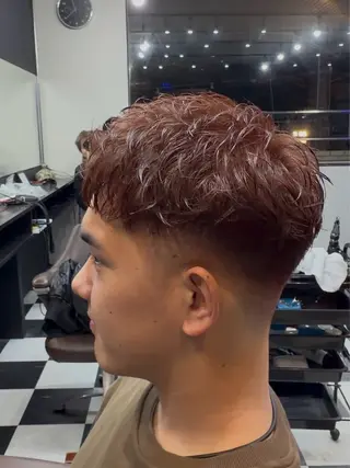 ショート カラー メンズ 田中 真桜のヘアスタイル