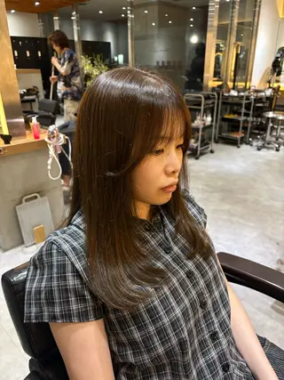 ロング 🌿美髪矯正/ 透明感カラー/ルキのヘアスタイル