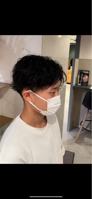 ショート パーマ メンズ ALLYS 中島史優のヘアスタイル