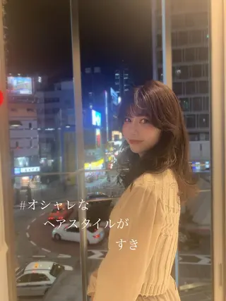 セミロング ♡大人カワイイ hair♡徳井はやとのヘアスタイル