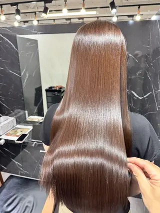 ロング JIN|朝楽になる 乾かしただけで美髪のヘアスタイル