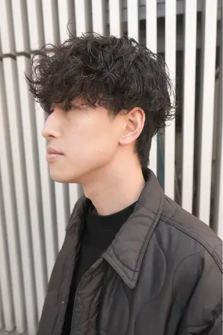 ミディアム メンズ 黒崎 康平のヘアスタイル