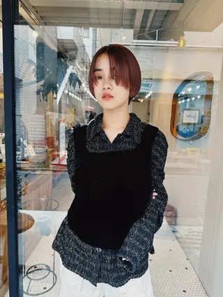 ショート ナガミ ショウのヘアスタイル