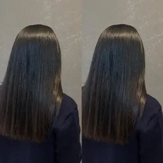 セミロング カラー み うのヘアスタイル