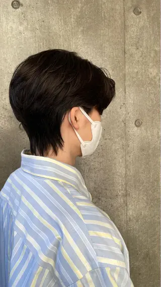 パーマ メンズ もりたみかこ 美容師お休み中のヘアスタイル