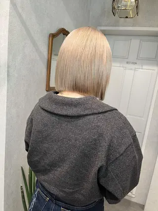 ショート カラー ヘアセット🎀パーマ Tsubasaのヘアスタイル