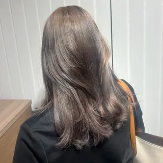 セミロング カラー ブリーチモデル✂︎ カラー特化✨ひかり/のヘアスタイル