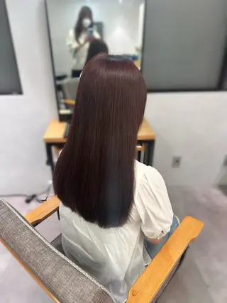 ロング hina/レイヤー /マロンブラウンのヘアスタイル