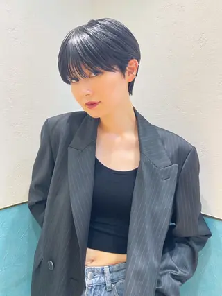 ショート ショート/ボブ 艶髪カラーTOSHIのヘアスタイル