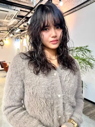 パーマ 小野田 航己のヘアスタイル