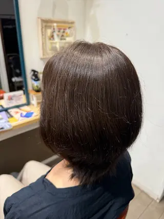 ミディアム カラー 大塚 しおりのヘアスタイル
