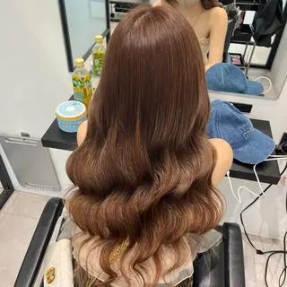 ロング カラー 福岡 天神 大名 エクステ.みう🐱のヘアスタイル