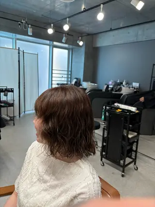 パーマ メンズ 海外風パーマ カラー特化園田　楓莉のヘアスタイル