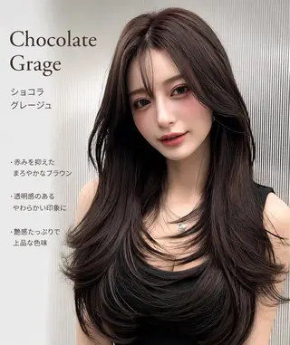 ロング 髪質改善透明感カラー 🩵🫧Hanakaのヘアスタイル