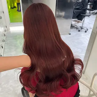 ロング 🍒韓国y2k暖色 NO.1🍒REAのヘアスタイル