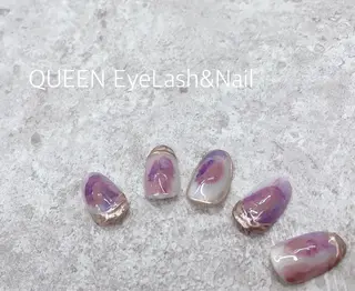 ミディアム カラー ネイル Bloom Nailのネイルデザイン