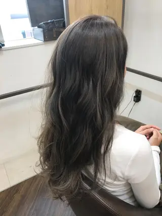 ロング 豊中駅3分eha レッスンモデルのヘアスタイル