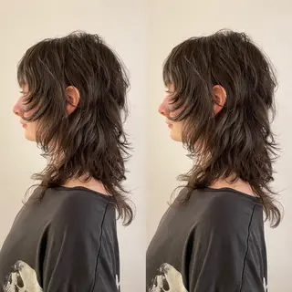 ロング デザインカラー★★★ Haco+shihoのヘアスタイル