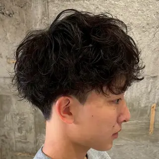 パーマ メンズ 【束感セット】 あおいのヘアスタイル