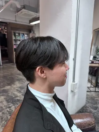 パーマ メンズ 後藤 嶺王のヘアスタイル