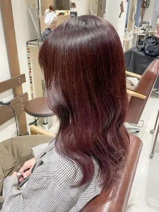 セミロング KAI RIKAのヘアスタイル