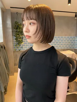 ショート カラー 👑ボブはお任せ ミヤノ👑のヘアスタイル