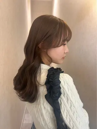 ロング カラー 松井 悠希のヘアスタイル