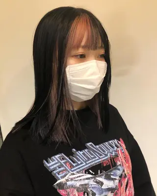 ミディアム カラー ヘアアレンジ メンズ特化✂️栗原 侑也のヘアスタイル
