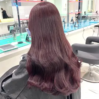 ロング カラー ヘアアレンジ ♥️暖色支持多数 ♥️銀座 mioのヘアスタイル