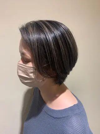 ショート カラー 韓国ヘア🇰🇷 髪質改善✨掛川大輝のヘアスタイル