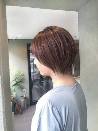 ショート カラー HIROKI ”博多 /ボブのヘアスタイル