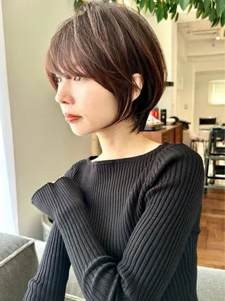 ショート 銀座/大人ショート /絶壁解消/若狭のヘアスタイル