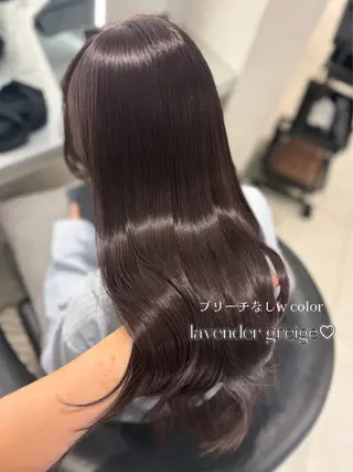 ロング レイヤー/ハイトーン 🤍reina🤍のヘアスタイル