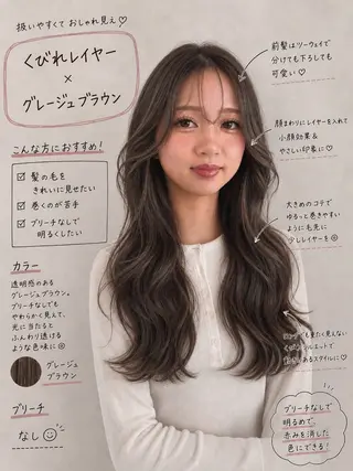 ロング カラー Grow by NYNY 坂本 理輝のヘアスタイル