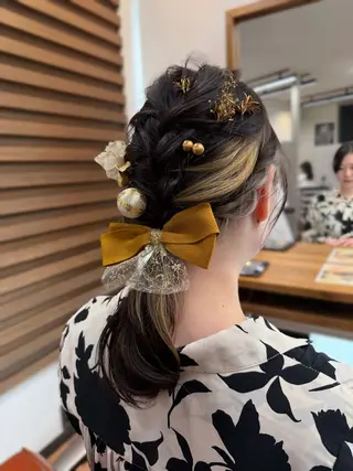 ヘアアレンジ 柏 康孝のヘアスタイル