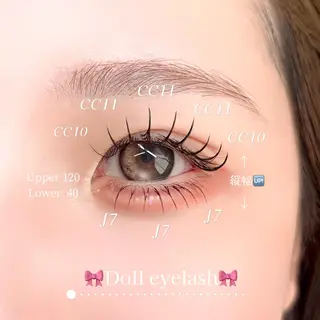 マツエク・マツパ REAL🍒 rannaのマツエク・マツパデザイン