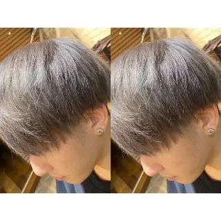 カラー 🩵盛れる顔周り/ 艶カラーemi🩵のヘアスタイル